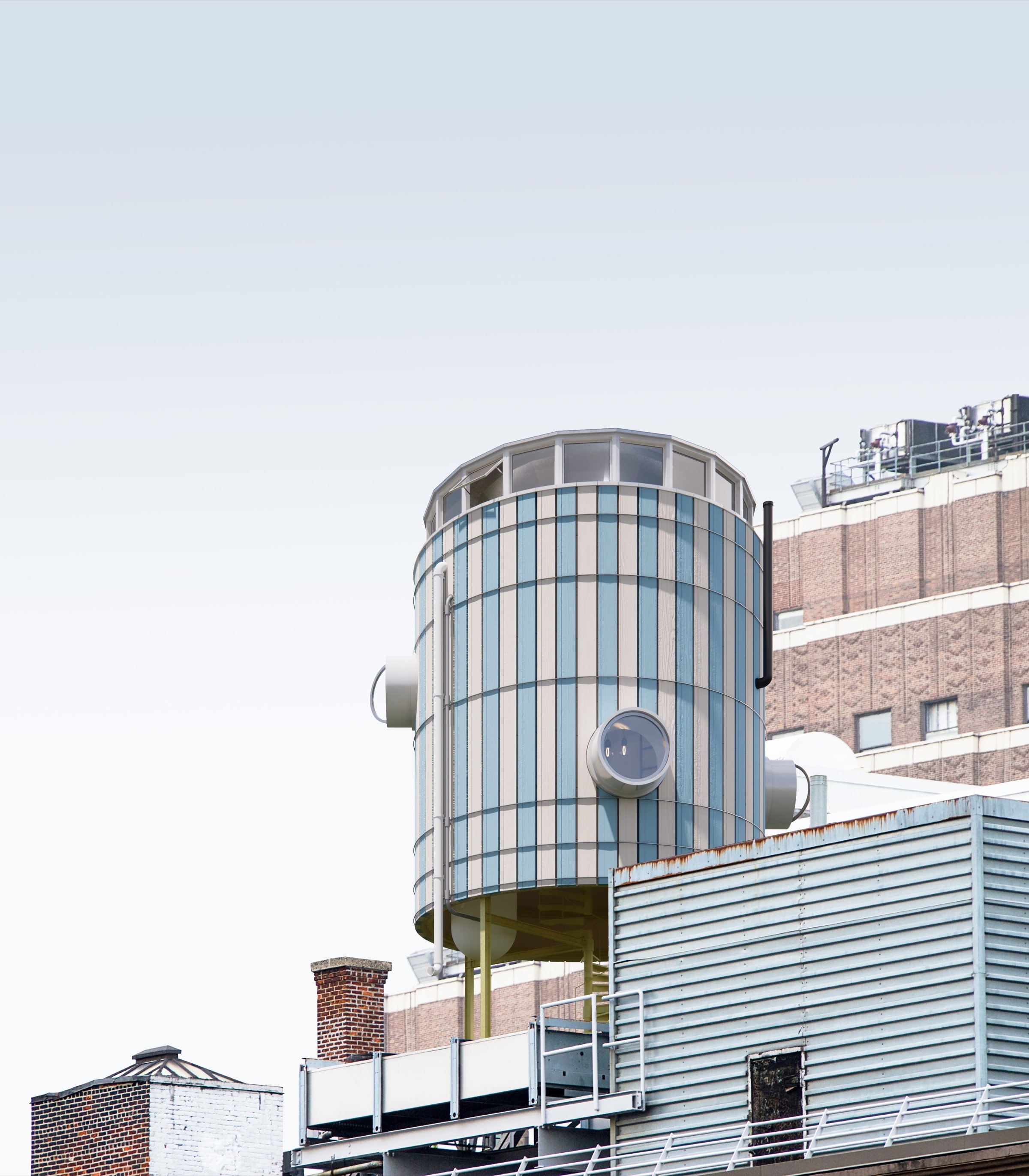 From Water Tower to Affordable Micro-Living Unit